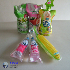 Expansion automatique <span class=keywords><strong>sac</strong></span> en plastique gonflable bouteille en forme de fruit pochette <span class=keywords><strong>sac</strong></span> boisson liquide mangue citron <span class=keywords><strong>banane</strong></span> jus remplissage - Product Image 5