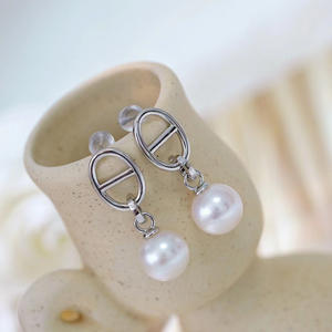 ต่างหูเงินแท้ S925 สำหรับทำเอง พร้อมอุปกรณ์ตกแต่งมุก แฟชั่นทันสมัย พร้อมฐานต่างหูแบบแข็ง รองรับลูกปัดทรงกลมขนาด 10-15 มม. รุ่น 22028 ต่างหูแบบห้อย DIY - Product Image 4