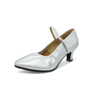 Chaussures de danse de salon Standard professionnelles pour femme en cuir <span class=keywords><strong>5</strong></span>.5cm talon 38/39/40 semelle souple valse femmes <span class=keywords><strong>BD</strong></span> chaussures de danse latine - Product Image 4