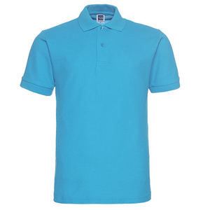 T Shirt Logo Personnalisé Tricot Manches Courtes Hommes Travail Polo de Golf 201gsm 32 Couleurs 65% Coton Polyester - Product Image 3