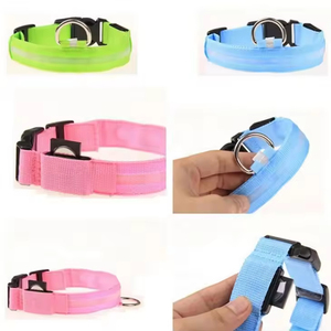 <b>Waterproof</b> Light up Flashing Luminous Glowing Luz Custom Pet LED Dog Collar USB Rechargeable - Product Image 3
