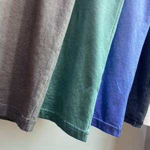 Nuovo Design al rovescio t-shirt da uomo in cotone Vintage più spesso senza maniche lavate con canottiere taglie forti sbiadite - Product Image 4