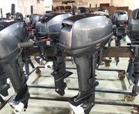 Motor Tempel Yamabisi 15hp Short Shaft Electric Start 2 Tak 15 Hp Long Shaft Mesin Perahu Bensin untuk Memancing