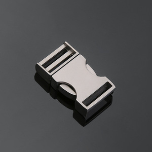 Hebilla de Liberación Lateral Metálica Jiuyuan Q137-15 Plateada, Resistente, para Bolsos - Product Image 2