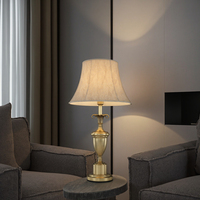 Lampes de table LED tout en cuivre personnalisées VH Style de la campagne américaine Appliques murales rétro de luxe dorées pour lustres suspendus