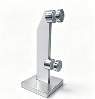 Collier de serrage en acier inoxydable brossé de qualité supérieure, installation facile pour applications de garde-corps muraux, d'escalier, de piscine et de terrasse
