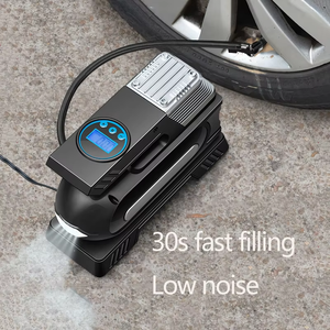 Inflador de neumáticos Compresor de aire 12V Pantalla LCD Coche 12V Mini neumático de coche Bomba de aire portátil eléctrica para coche - Product Image 3
