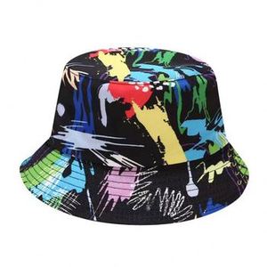 Top Sales Vintage Style Cotton Fabric Bucket <b>Hat</b> Designer Custom Logo Printed Outdoor Fishing Cycling <b>Summer</b> Style - Product Image 5
