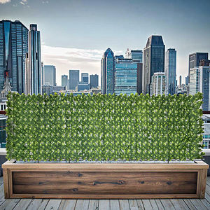 سياج أخضر صناعي عالي الجودة-نمط شجيرة وأوراق الشجر ، غطاء خصوصية مقاوم للأشعة فوق البنفسجية - Product Image 1