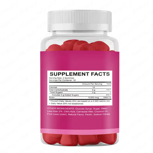 Gomitas Veganas de Biotina OEM, 5000mcg de <span class=keywords><strong>Vitamina</strong></span> B7 de Alta Potencia para el Crecimiento del Cabello y la Salud de la Piel, Base de Pectina - Product Image 3