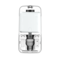 Distributeur automatique de savon désinfectant pour les mains Wisekleen 1200ml, distributeur de gel alcoolisé ABS PP, piles alcalines, distributeur de savon rechargeable