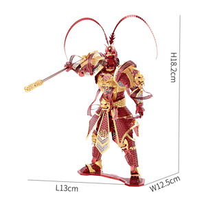 <span class=keywords><strong>Piececool</strong></span> le Roi Singe, puzzle en métal <span class=keywords><strong>3D</strong></span> moderne, assemblage DIY, modèle de figurine de héros mythique, décoration de bureau, cadeau pour adultes et enfants - Product Image 5