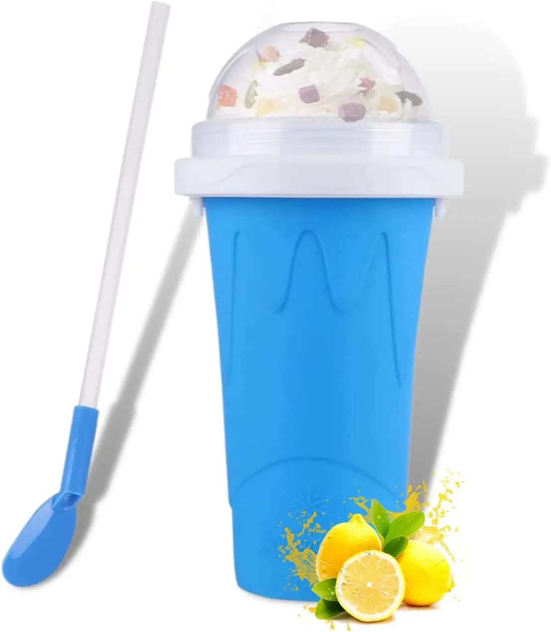 2023 nuovo arrivo vendita calda magica tazza di plastica Slushie frullato di gelatina di gelatina di latte tazze PP materiale bevande alimentari