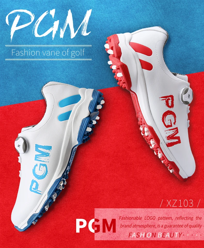 PGM  XZ103 Microfiber Wholesale men's golf shoes