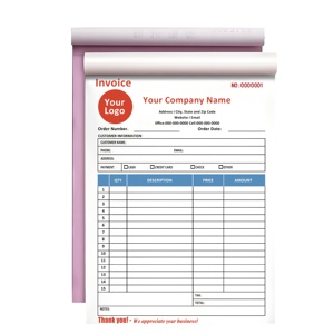 Carnet de commandes personnalisé A5, carnet de factures et de reçus fiscaux A4, carnet de reçus duplicata 145x210, papier carbone B6, carnet d'inspection des conducteurs - Product Image 1