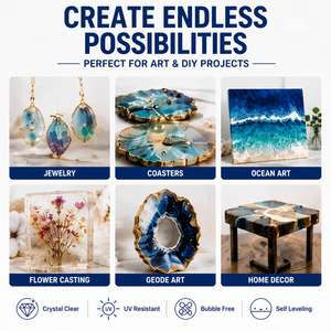 <span class=keywords><strong>Resina</strong></span> <span class=keywords><strong>Epoxi</strong></span> <span class=keywords><strong>para</strong></span> Moldeo DIY, <span class=keywords><strong>para</strong></span> Artistas, Manualidades, Joyería y Decoraciones Personalizadas - Product Image 3