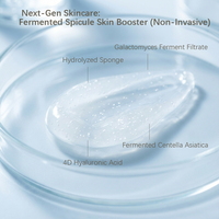 Sérum Coréen OEM 100 300 700 Shot Spicule à l'Extrait de Cica Fermenté, Essence Bio Peeling pour Resserrement des Pores et Peau de Verre