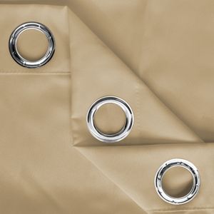 Tirai Luar Ruangan Anti Air untuk Patio Gazebo Pergola Balkon - Tirai Blackout Berinsulasi Termal Anti Sinar Matahari dengan Grommet - Product Image 6