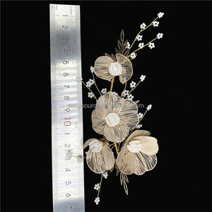 RE3791-2 свадебные аксессуары для волос для невесты с цветочным принтом и повязка на голову в винтажном стиле; Свадебные украшения для волос - Product Image 6