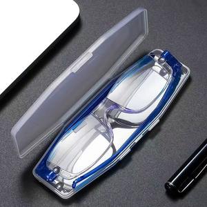 نظارات قراءة باللون الأحمر والأسود والأزرق ، وحجب الضوء الأزرق مع حقيبة للبيع بالجملة - Product Image 1