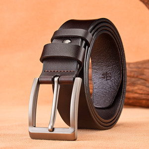 Cinturón con hebilla <span class=keywords><strong>para</strong></span> <span class=keywords><strong>hombre</strong></span>, <span class=keywords><strong>cinturones</strong></span> de cuero genuino <span class=keywords><strong>para</strong></span> <span class=keywords><strong>hombre</strong></span>, cinturón vaquero de piel de vaca, logotipo personalizado OEM de fábrica LQbelt - Product Image 6