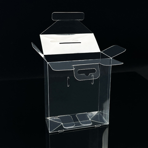 Boîtes à pignons Boîtes à pignons en acétate transparent avec poignées Boîte transparente en plastique PVC - Product Image 1