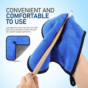 Chiffon de polissage pour queue de billard Toddmomy, en microfibre, nettoyeur de fût de snooker pour l'entretien des queues de billard, durable et résistant à l'eau - Product Image 4