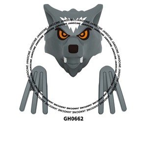 G0185 Série Halloween : Figurines de construction en plastique DIY miniatures pour enfants - <span class=keywords><strong>Petit</strong></span> <span class=keywords><strong>garçon</strong></span>, Sorcière, Loup-<span class=keywords><strong>garou</strong></span>, Citrouille rieuse - Product Image 3