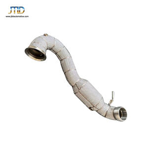 JTLD tuyau de descente d'échappement de haute qualité avec bouclier thermique Mid Pipe Escape Tubo Escape Coche pour <span class=keywords><strong>MERCEDES</strong></span> Benz A45 AMG W176 - Product Image 3