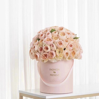 Vente en gros de trois ballons de confession en argent Hug Bucket Box Boîte cadeau ronde en carton rigide