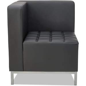 Sofá Seccional Esquinero Serie Alera QUB, 26 3/8 X 26 3/8 X 30 1/2, Negro, Juego de Sala de Estar - Product Image 2