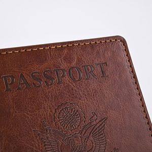Nuevo Portadocumentos Multifuncional Delgado y Portátil para Viajes al Extranjero, Bolsa para Pasaporte con Protección RFID, Logotipo Personalizado - Product Image 3