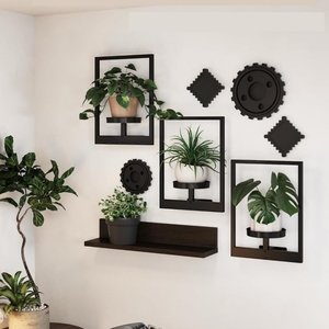 <span class=keywords><strong>Pot</strong></span> <span class=keywords><strong>de</strong></span> fleurs en métal personnalisé, montage mural, pour fenêtre intérieure, balcon et salon, support <span class=keywords><strong>de</strong></span> plantes en métal, design métallique - Product Image 1