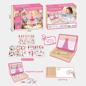 Bán Buôn Tùy Chỉnh Ngọt Ngào Công Chúa Chủ Đề Từ Tự Làm Câu Đố Trò Chơi Cho Trẻ Em - Product Image 5