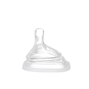Tetina de gel de sílice pequeña y cónica, compatible con biberones <span class=keywords><strong>Hegen</strong></span>, accesorios para biberones de boca grande, previene gases, sin BPA, para bebés de 0 a 12 meses - Product Image 1