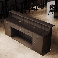 Table de bar industrielle steampunk en métal, taille et couleur personnalisées, écologique, durable, pour usage extérieur et salle de sport