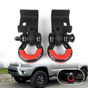 Juego de ganchos de remolque CNSPEED de acero de 3/4 pulgadas para recuperación frontal de Toyota Tacoma, paquete de 2 - Product Image 4