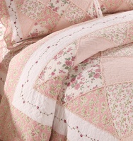 Couverture en coton pur faite à la main, couette vintage en coton lavable en machine pour la chambre à coucher