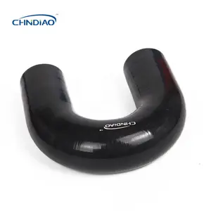 High temperature U shape flexible rubber coupler silicone heater radiator hose for car