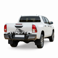 Autocollant de hayon de pick-up Deer Mountain, motif Wilderness en PVC, imperméable, découpé, style dessin animé, auto-adhésif, logo pour benne de camion