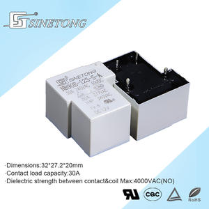 Sinetong-Relés de potencia 30A en miniatura, relé de protección sellada de carga, 30A, 5VDC, 48VDC, 12V, mini PCB, 1A, contacto, 40A - Product Image 3