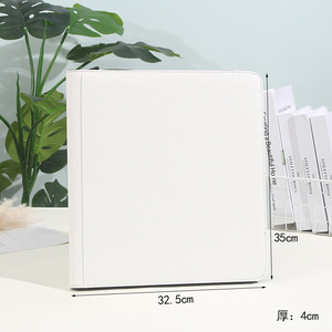 Xách tay có thể tháo rời bóng chày trò chơi kinh doanh PU da Album ảnh thẻ chất kết dính giữ bảo vệ 4 9 12 túi kinh doanh thẻ chất kết dính - Product Image 6