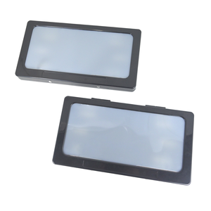 Cadres de plaque d'immatriculation décoratifs en matériau PDLC, supports de plaque d'immatriculation automobile électrochromiques, transparents, givrés, commutation rapide, confidentialité - Product Image 1