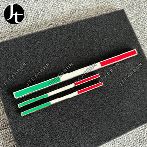 3PCs pour <span class=keywords><strong>Ferrari</strong></span> Tricolore Italian Flag Emblem Set 599 360 430 458 488 812 F12 <span class=keywords><strong>296</strong></span> SF90 Decal - Product Image 3