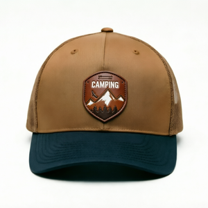 Casquette trucker à 6 panneaux en maille – Légère, respirante, anti-UV, réglable avec fermeture snapback pour la plage, le surf, la randonnée et les sports de plein air - Product Image 1