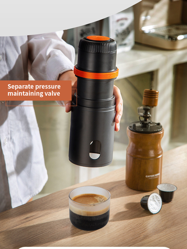 Manual Coffee Espresso Machine Hand Operated Espresso Machines Pot Portable Outdoor Travel Portable Coffee Maker