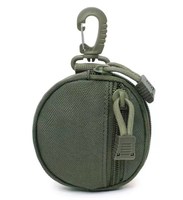 Molle Pouch Tactique Fermeture Éclair Sac Cas Porte-monnaie Porte-clés Petit Changement Portefeuille Sans Fil Casque Pack Sac À Usage Spécial