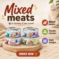 Nourriture humide pour chat MAIDOU Premium Selection, boîte de 85 g, haute teneur en protéines, viande fraîche, friandises pour chat, emballage en boîte