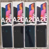 Venta al por Mayor de Teléfonos Móviles Desbloqueados Versión EU, en Stock, para A20S, Teléfonos Celulares Android con Doble SIM