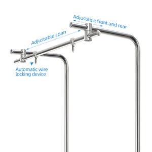 WEEKAQUA Support de suspension de lumière d'<span class=keywords><strong>aquarium</strong></span> en acier inoxydable DJ-H-H90 Support de réservoir d'<span class=keywords><strong>aquarium</strong></span> de 40 gallons - Product Image 3